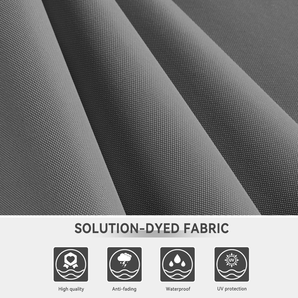 Cantilever Umbrella with Full-Rib LED Strip Lighting